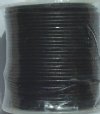 25 Meters of 1mm Black Leather Cord